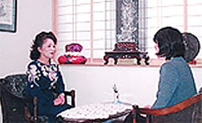 占い師と相談者